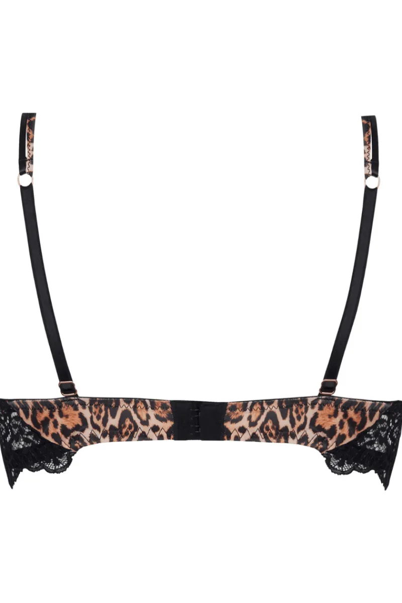 Sexy Lingerie | Luxury French Lingerie>Lise Charmel Fauve Amour Half Cup Plunge Bra AmberPanther