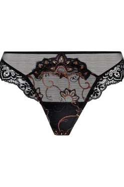 Sexy Lingerie | Luxury French Lingerie>Lise Charmel Fauve Amour Thong AmberPanther