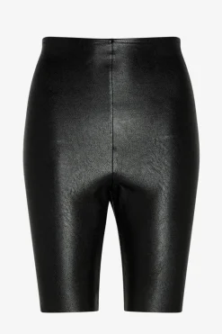 Ready To Wear>Commando Faux Leather Bike Short Black