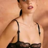 Luxury French Lingerie | Sexy Lingerie>Lise Charmel Feerie Couture Half Cup Bra Black