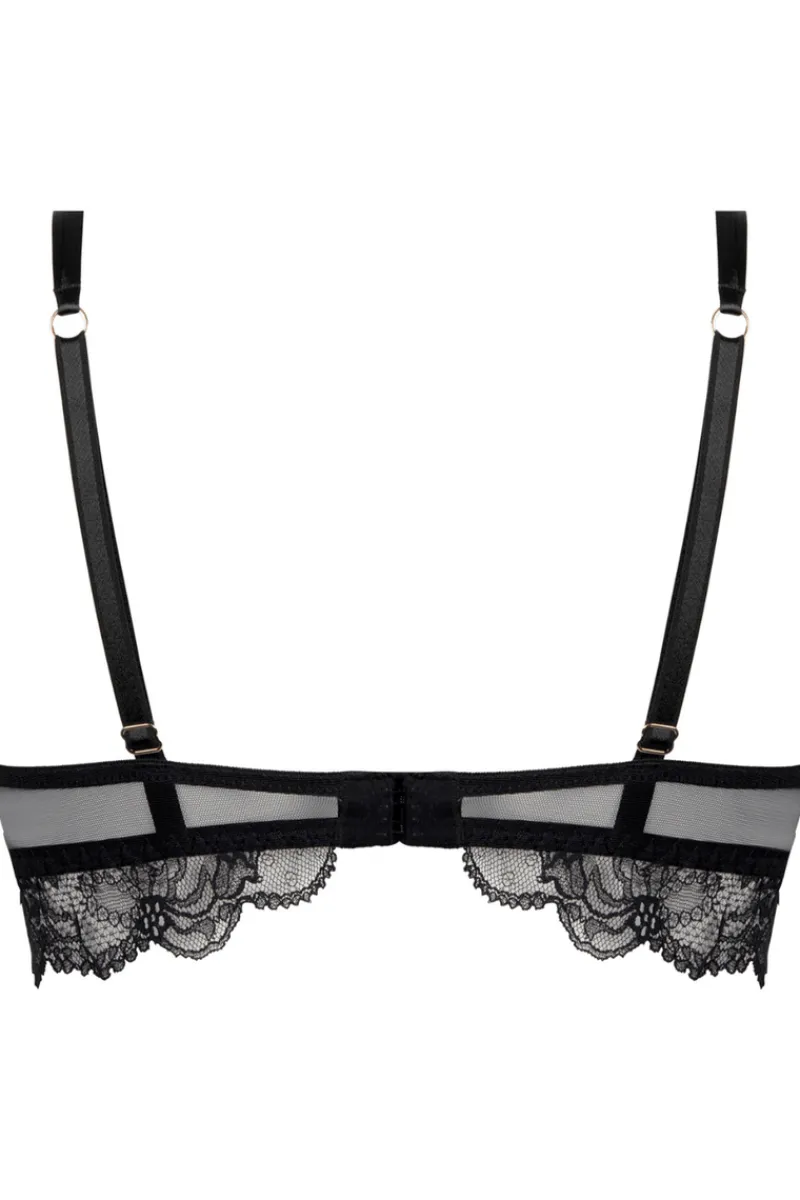 Luxury French Lingerie | Sexy Lingerie>Lise Charmel Feerie Couture Half Cup Bra Black