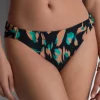 Sexy Lingerie | Luxury French Lingerie>Aubade Feline Energy Brazilian Bikini Bottom GreenPanther