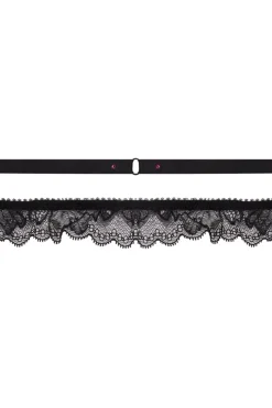 Sexy Lingerie | Luxury French Lingerie>Lise Charmel Floraison Passion Leg Garter PinkSaffron