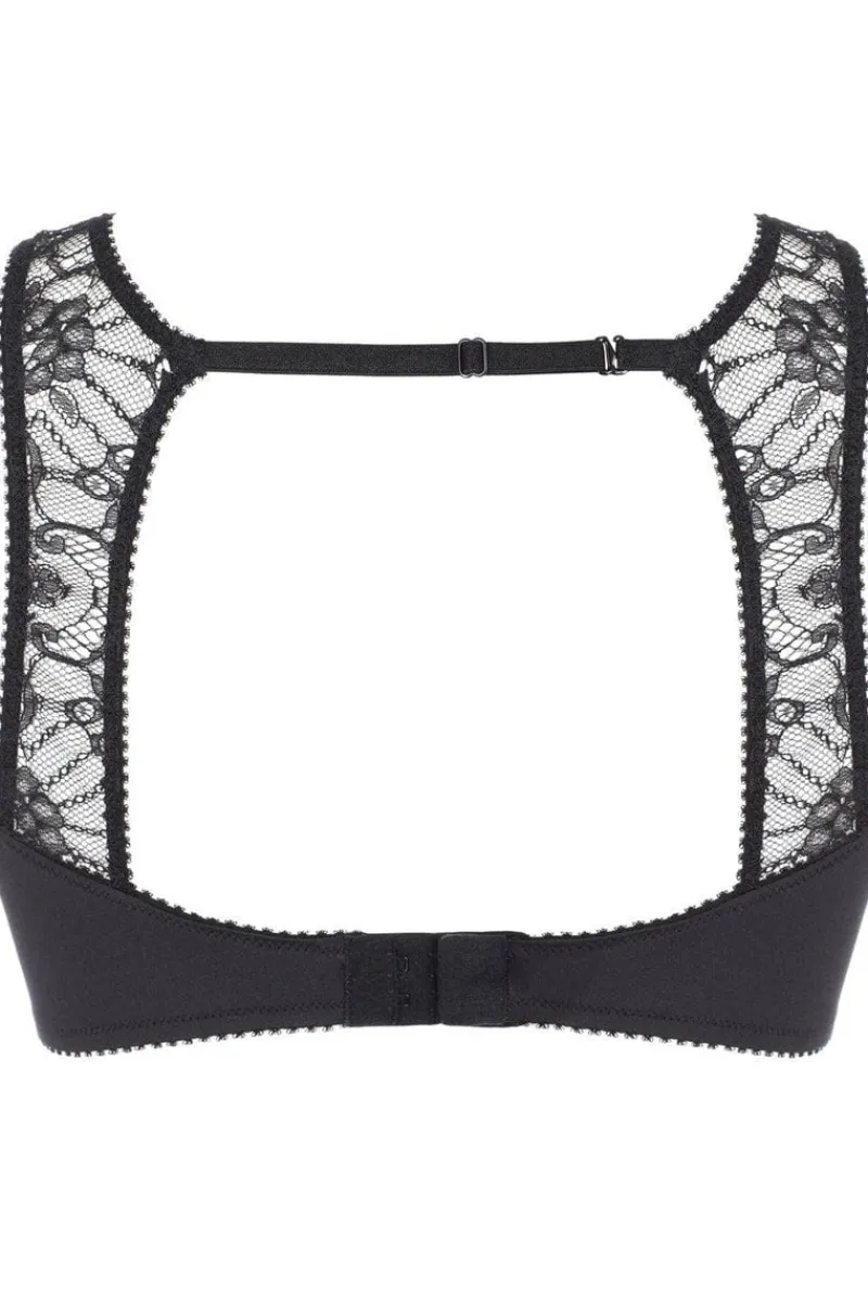 £30 And Under | Underwired Bras>Jolidon French Connection Black Lace Fashion Bra (B & C cup sizes)
