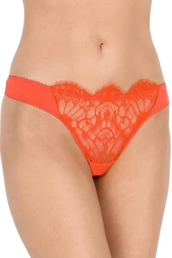 Red Lingerie | £30 And Under>Jolidon French Connection Thong, Size XL (UK 14) BrightRed