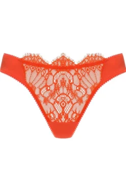 Red Lingerie | £30 And Under>Jolidon French Connection Thong, Size XL (UK 14) BrightRed