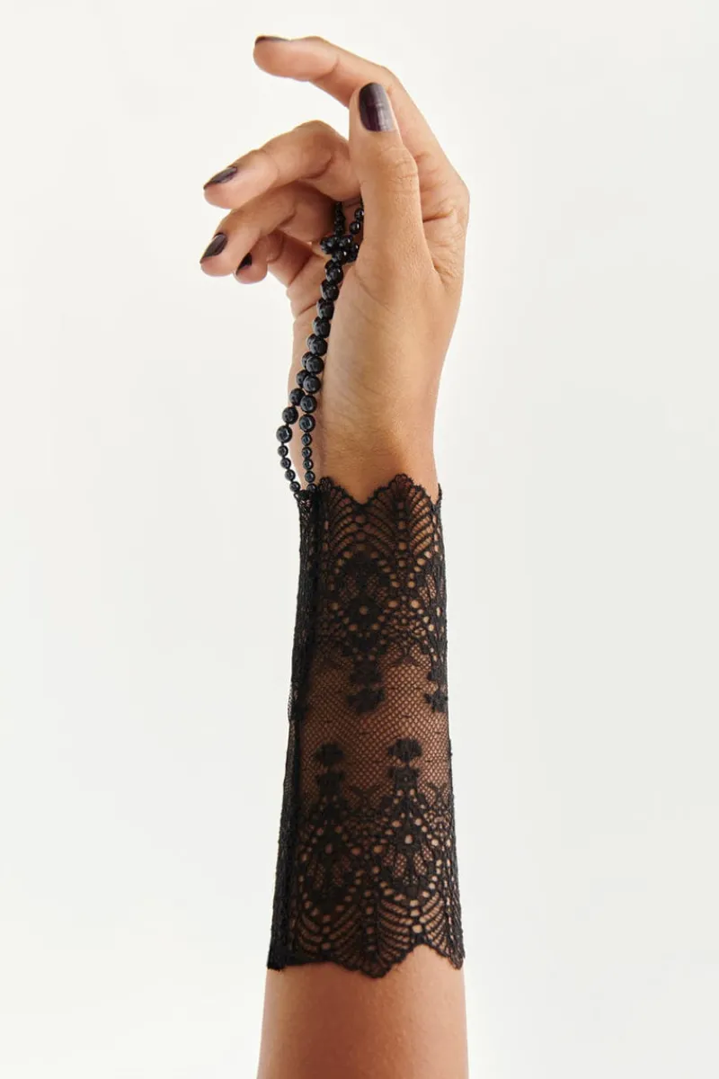 Sexy Lingerie | Pearl Knickers & Thongs>Bracli Geneva Dark Pearl Glove Black