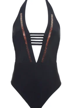 Swimsuits>Prelude Golden Sands Swimsuit Black