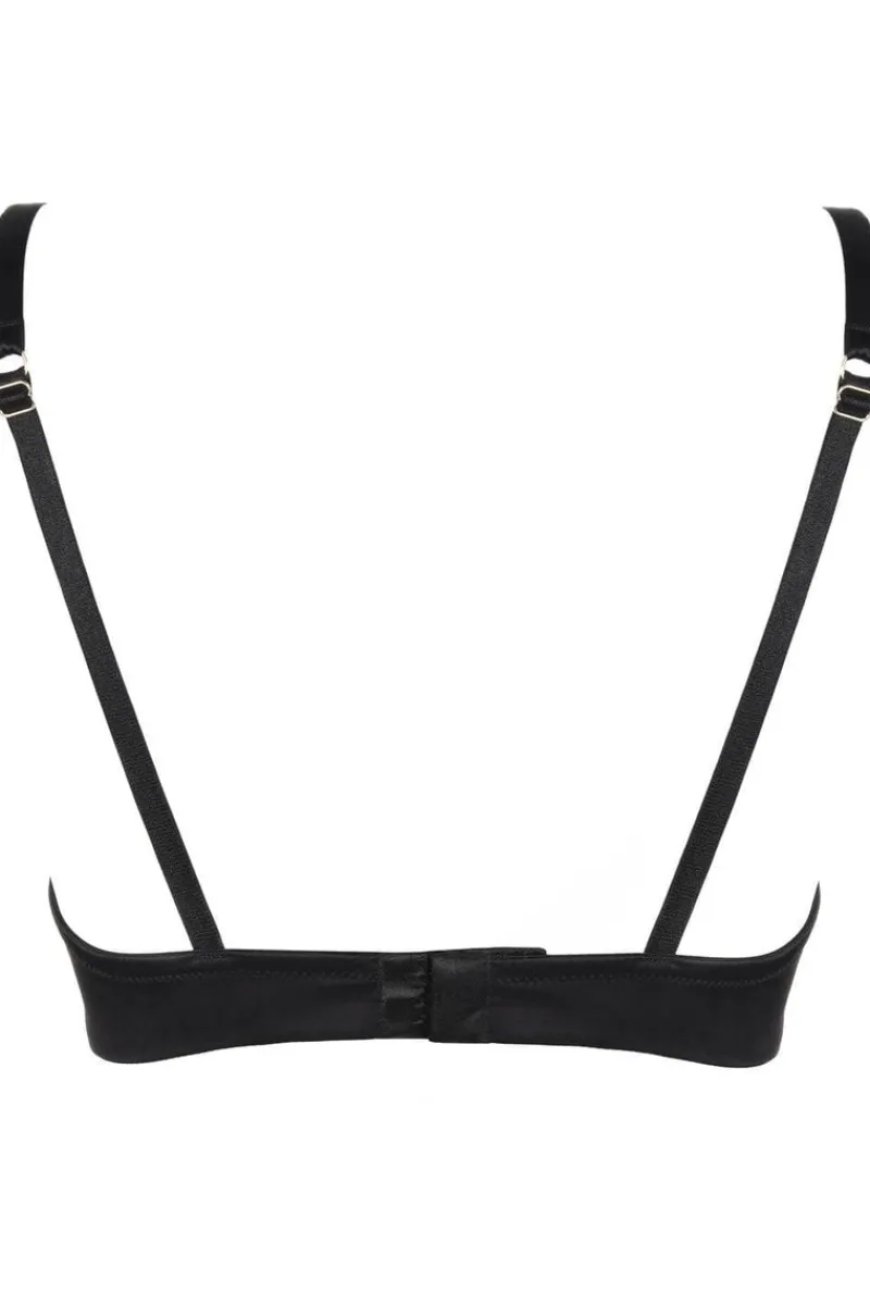 Push Up Bras | Plunge Bras>Prelude Greta Padded Bra Nude/Black