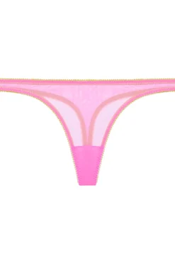 £30 And Under | Thongs & G-strings>Dora Larsen Hattie Tulle Thong Pink