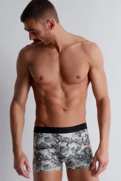 Sexy Lingerie | Luxury French Lingerie>Aubade Homme Men's Modal Cotton Strange Sea Boxer
