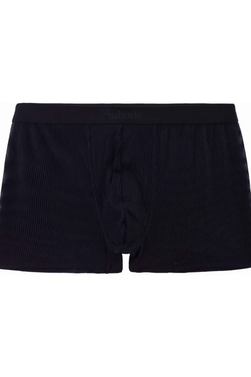 Sexy Lingerie | Luxury French Lingerie>Aubade Homme Men's Stripes Boxer Black