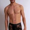 Sexy Lingerie | Luxury French Lingerie>Aubade Homme Men's Waves Boxer Black