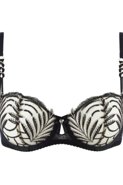 Sexy Lingerie | Luxury French Lingerie>Aubade Hypnolove Underwired Half Cup Bra Eclipse