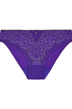 Sexy Lingerie | Luxury French Lingerie>Aubade Illusion Fauve Brazilian Brief Ultraviolet