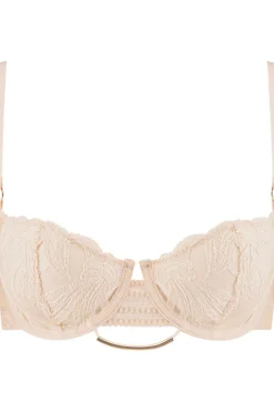 Bridal & Honeymoon Lingerie | Sexy Lingerie>Aubade Into The Groove Half Cup Bra Sandstone