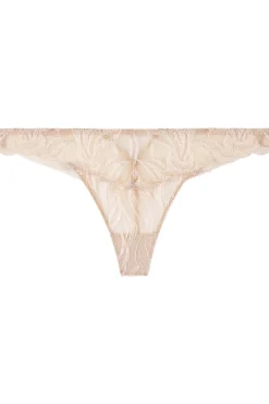 Bridal & Honeymoon Lingerie | Sexy Lingerie>Aubade Into The Groove Tanga Sandstone