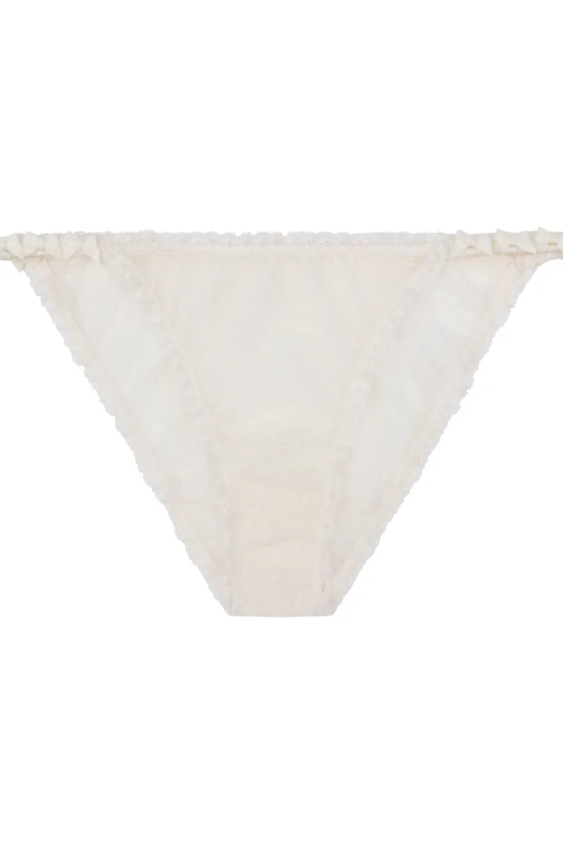 Bridal & Honeymoon Lingerie | Briefs>Love Stories Isabel Lace Brief OffWhite