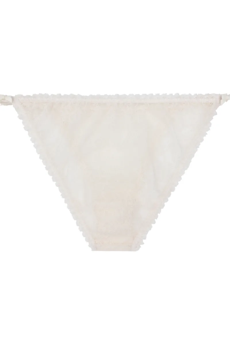 Bridal & Honeymoon Lingerie | Briefs>Love Stories Isabel Lace Brief OffWhite