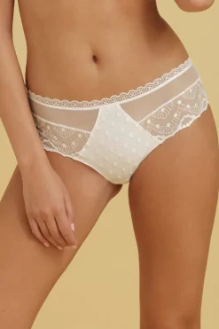 Bridal & Honeymoon Lingerie | Shorties>Antigel Je T’aime A La Folie Boyshort EcruNacre