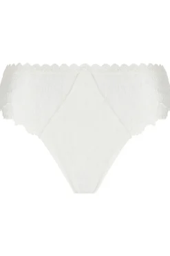 Bridal & Honeymoon Lingerie | Thongs & G-strings>Antigel Je T’aime A La Folie Thong EcruNacre