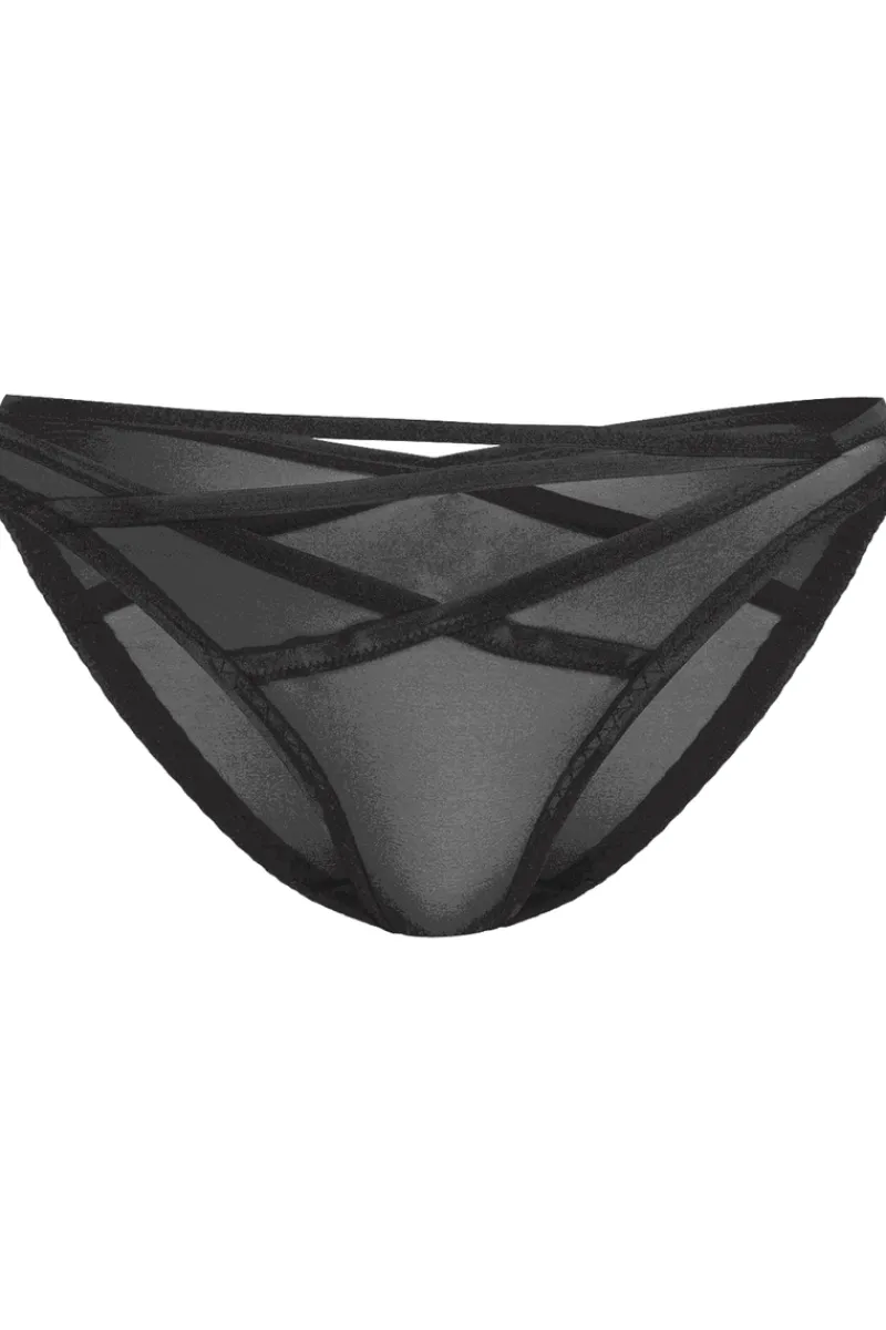 Sheer Lingerie | Briefs>Agent Provocateur Joan Brief Black