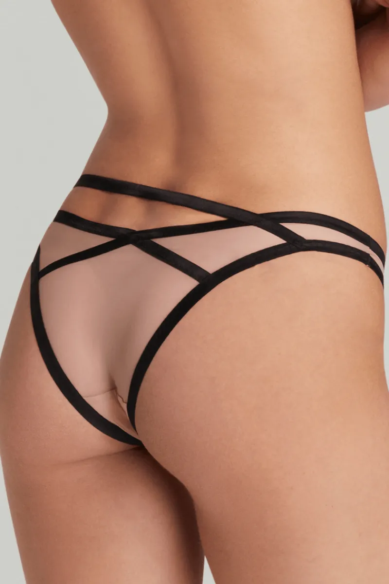 Sheer Lingerie | Briefs>Agent Provocateur Joan Brief Mink