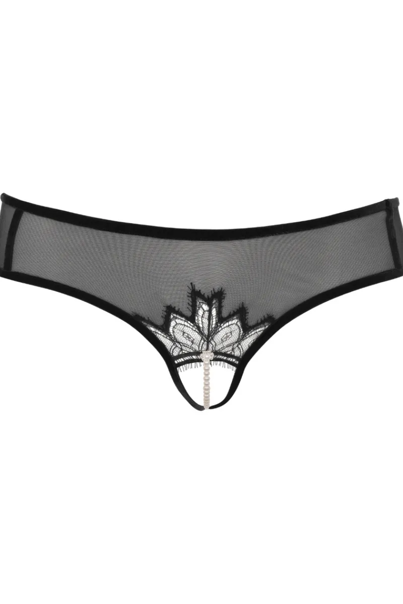 Sexy Lingerie | Sheer Lingerie>Bracli Kyoto Daisy Brief Black