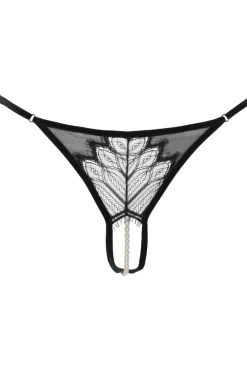 Sexy Lingerie | Sheer Lingerie>Bracli Kyoto G-String, Size XL (UK 14-16) Black