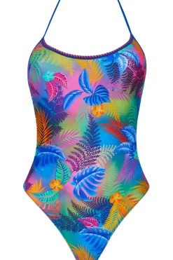 Swimsuits>Antigel L Avatar Des Iles Seduction Halter Swimsuit BleuAvatar