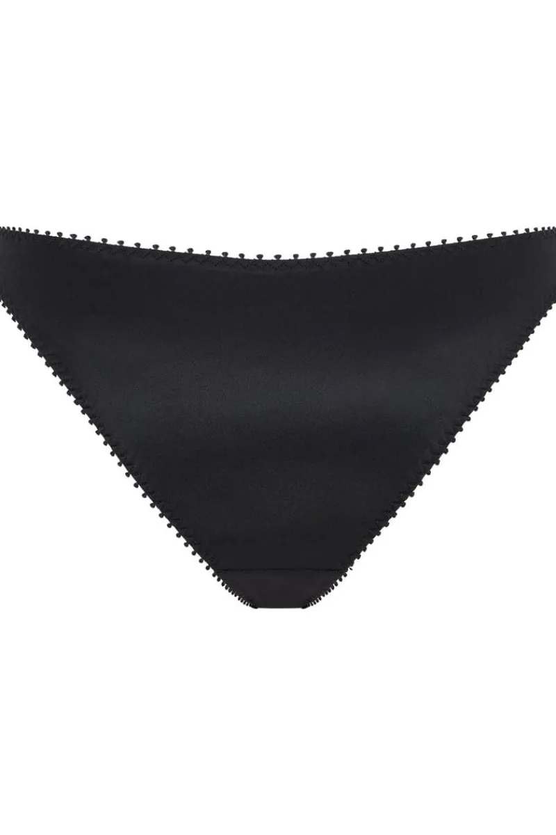 Sheer Lingerie | Briefs>Agent Provocateur Lacy Brief Black