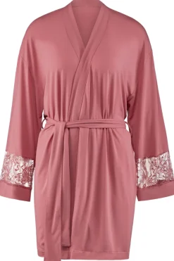 Kimonos & Robes | Sexy Lingerie>Aubade Lazy Days Kimono in Rosewood