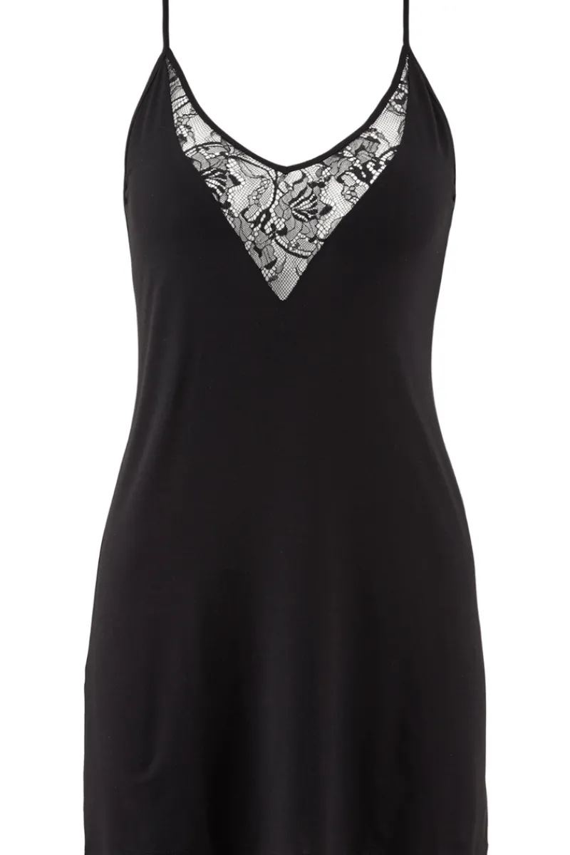 Nighties, Babydolls & Chemises | Sexy Lingerie>Aubade Lazy Days Nightie Black