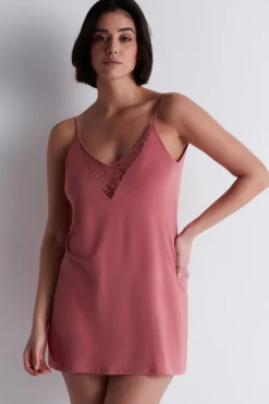 Nighties, Babydolls & Chemises | Sexy Lingerie>Aubade Lazy Days Nightie Rosewood