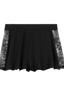 Pyjama Pants & Shorts | Sexy Lingerie>Aubade Lazy Days Shorty Black