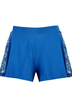 Pyjama Pants & Shorts | Sexy Lingerie>Aubade Lazy Days Shorty in Blue