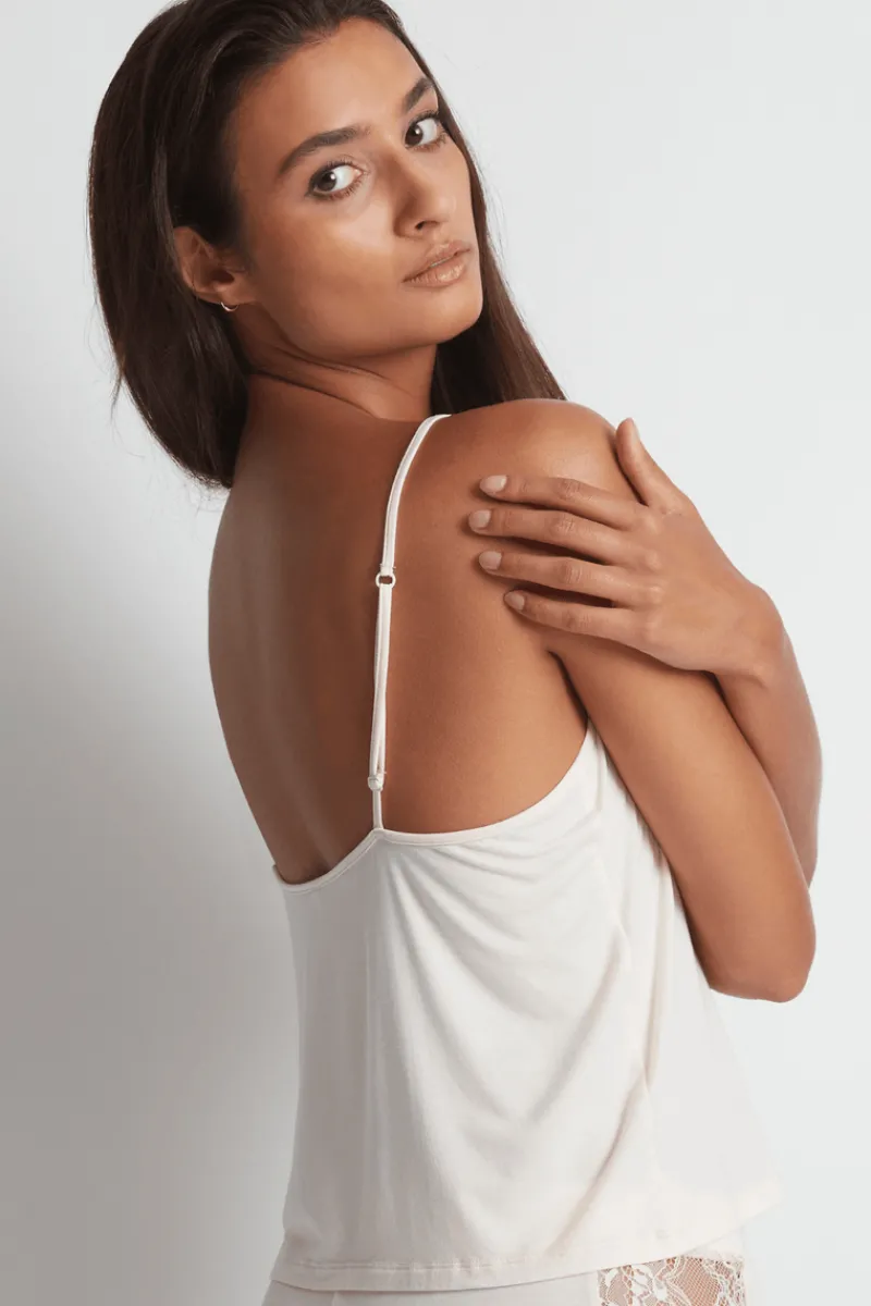 Pyjama Tops | Bridal & Honeymoon Lingerie>Aubade Lazy Days Top Petal