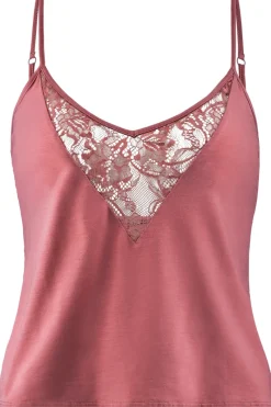 Pyjama Tops | Sexy Lingerie>Aubade Lazy Days Top Rosewood