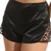 Pyjama Pants & Shorts | Ready To Wear>Prelude Les Nuits Folles Shorts in Black LesNuitsFolles