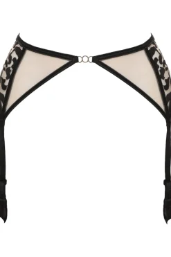 Sheer Lingerie | Suspender Belts>Prelude Les Nuits Folles Suspender Belt in Black LesNuitsFolles