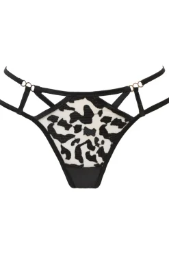 Sheer Lingerie | Thongs & G-strings>Prelude Les Nuits Folles Thong in Black LesNuitsFolles