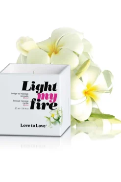 £30 And Under>Love to Love Light My Fire Massage Candle Monoi 80ml