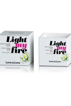 £30 And Under>Love to Love Light My Fire Massage Candle Monoi 80ml
