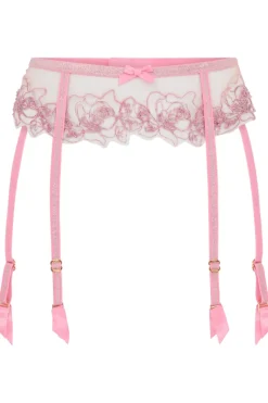 Suspender Belts | Suspender Belts>Agent Provocateur Lindie Suspender Belt Dusky Pink