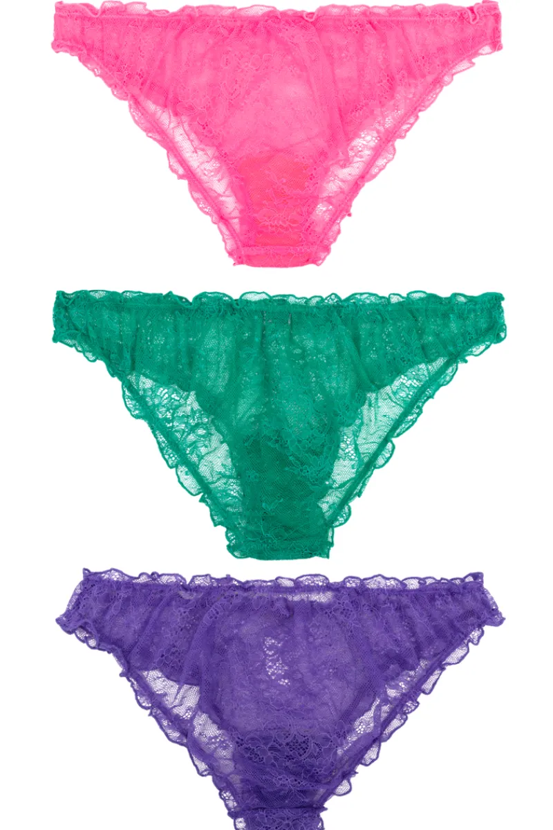 3 Piece Lingerie Sets | Briefs>Love Stories Lola 3 Pack Weekend Briefs LolaMulti