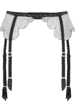Sheer Lingerie | Suspender Belts>Agent Provocateur Lorna Suspender Leopard
