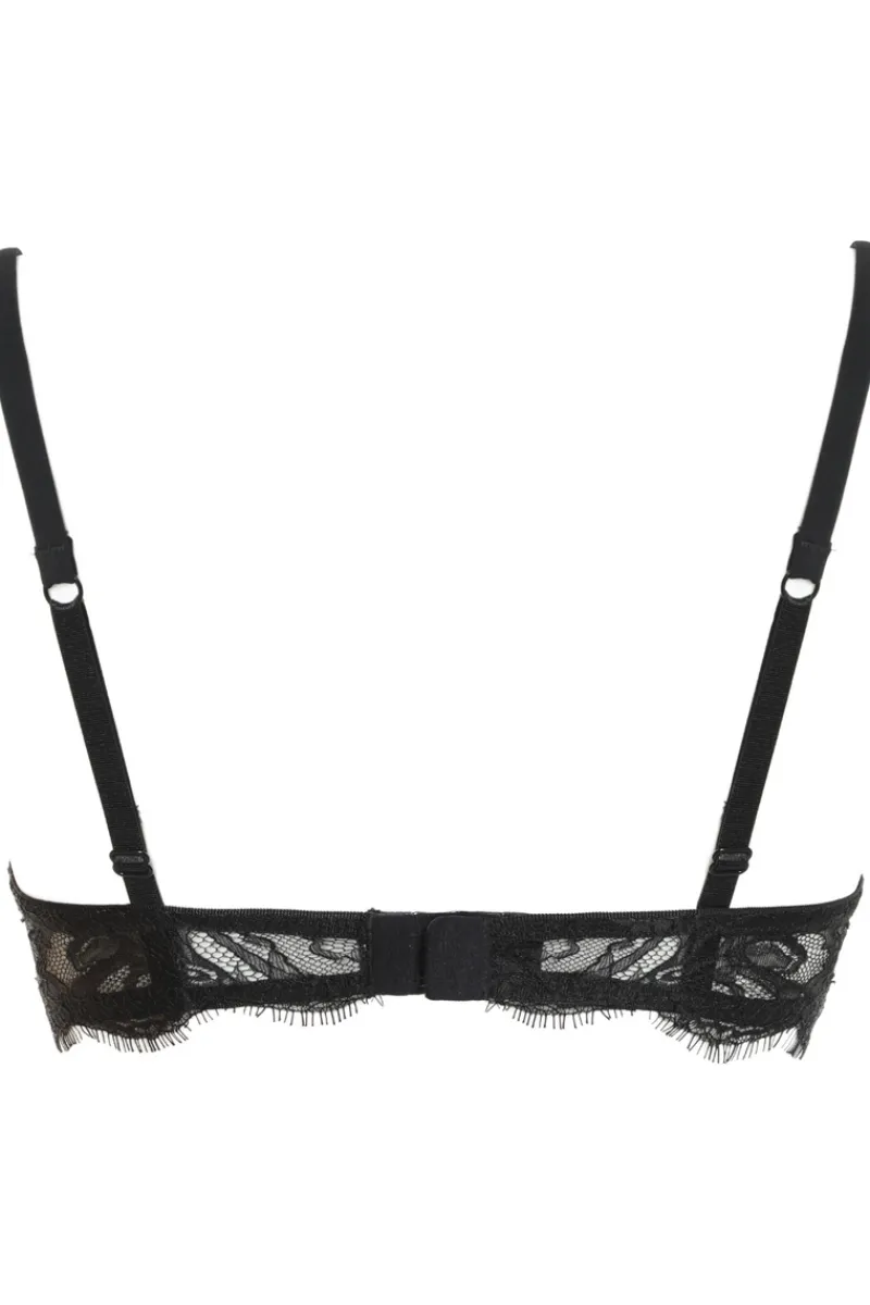 Push Up Bras | Underwired Bras>Prelude Love Glows Underwired Push Up Bra Black