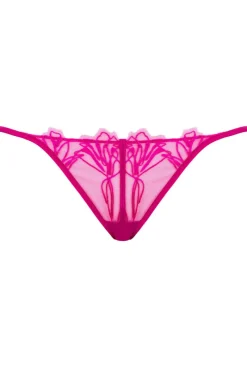 £30 And Under | Thongs & G-strings>Jolidon Love Supreme Mini Thong in Fuchsia, Size XL (UK 14)