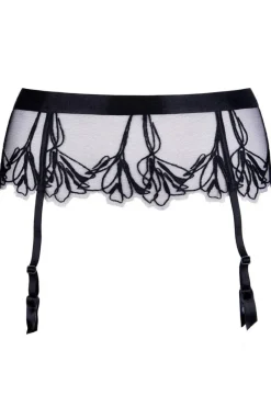 £30 And Under | Suspender Belts>Jolidon Love Supreme Suspender in Black, Size L (UK 12)