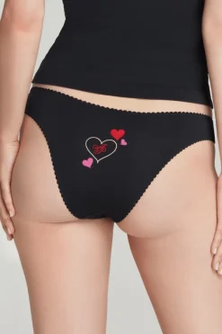 £30 And Under | Sheer Lingerie>Agent Provocateur Lovie Brief, Size 5 (UK 14) Black